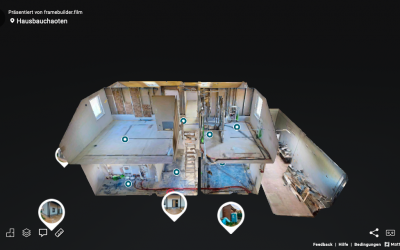 10.10.2023 – 360° Roomtour durch den Rohbau