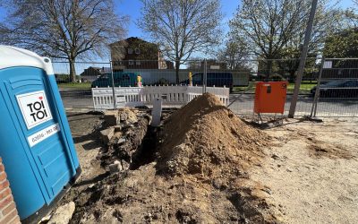 04.04.2023 – Der Baustromanschluss mit Hürden