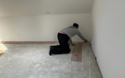 Bodenverlegung im Schlafwandel-Modus